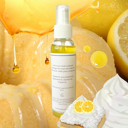 lemon cake hydrating body oil