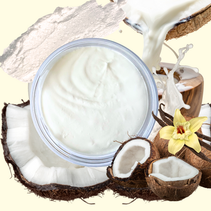 coconut milk whipped body butter