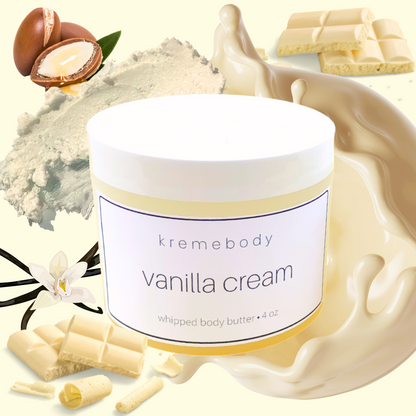 vanilla cream whipped body butter